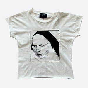 Enfants Riches Deprimes White & Black Nun Baby T-Shirt